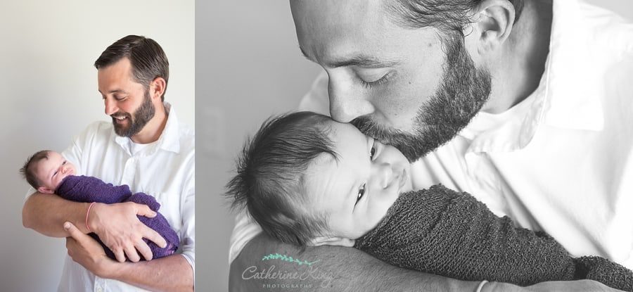 CT professional Newborn photographer, newborn photography, daddy and baby