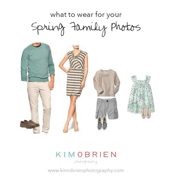 what to wear to your spring family session