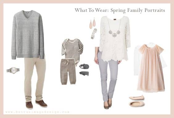 spring wardrobe waht to wear to your spring family session