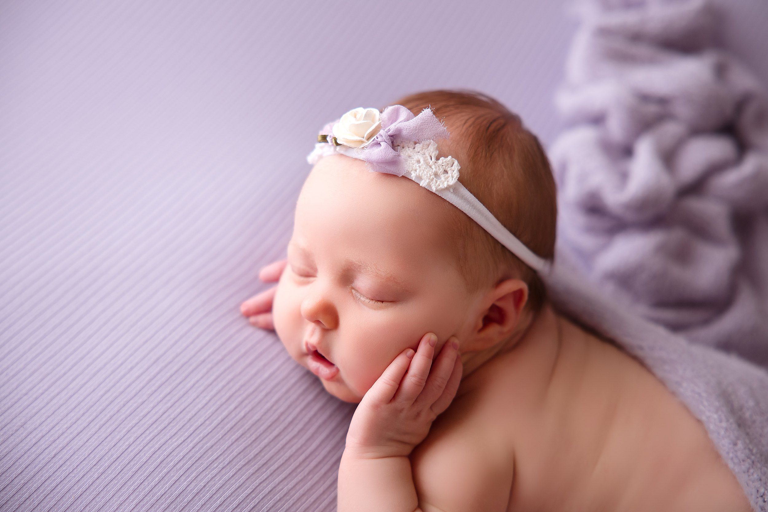 award-winning Connecticut newborn photographer studio portrait