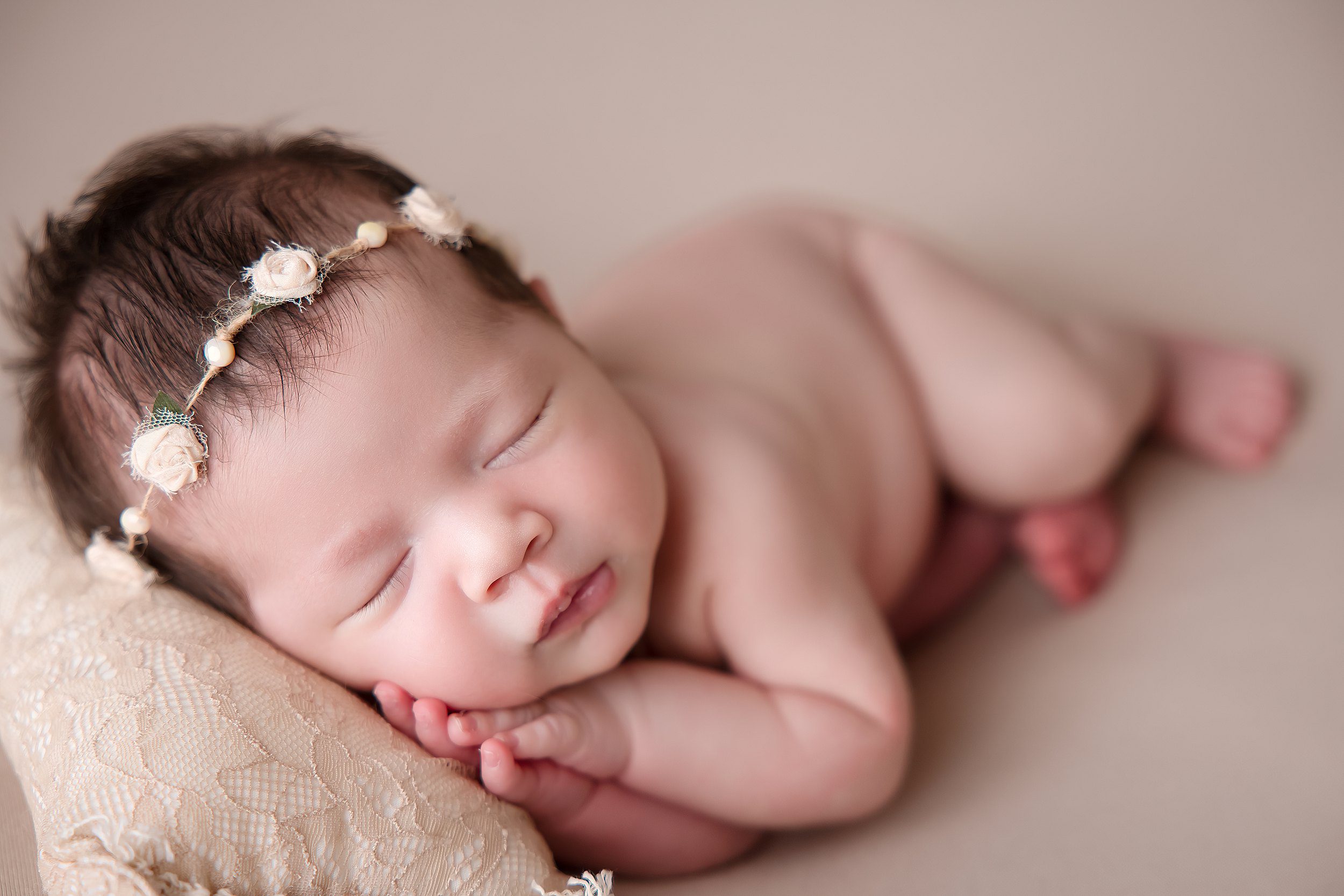 posed newborn portrait by Connecticut newborn photographer