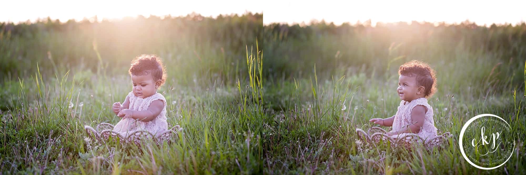 baby and children photography at sunset in milford ct with NAPCP