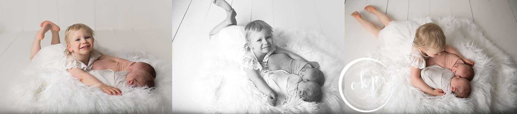 Newborn baby girl twin photography session with CKP a madison ct newborn photography