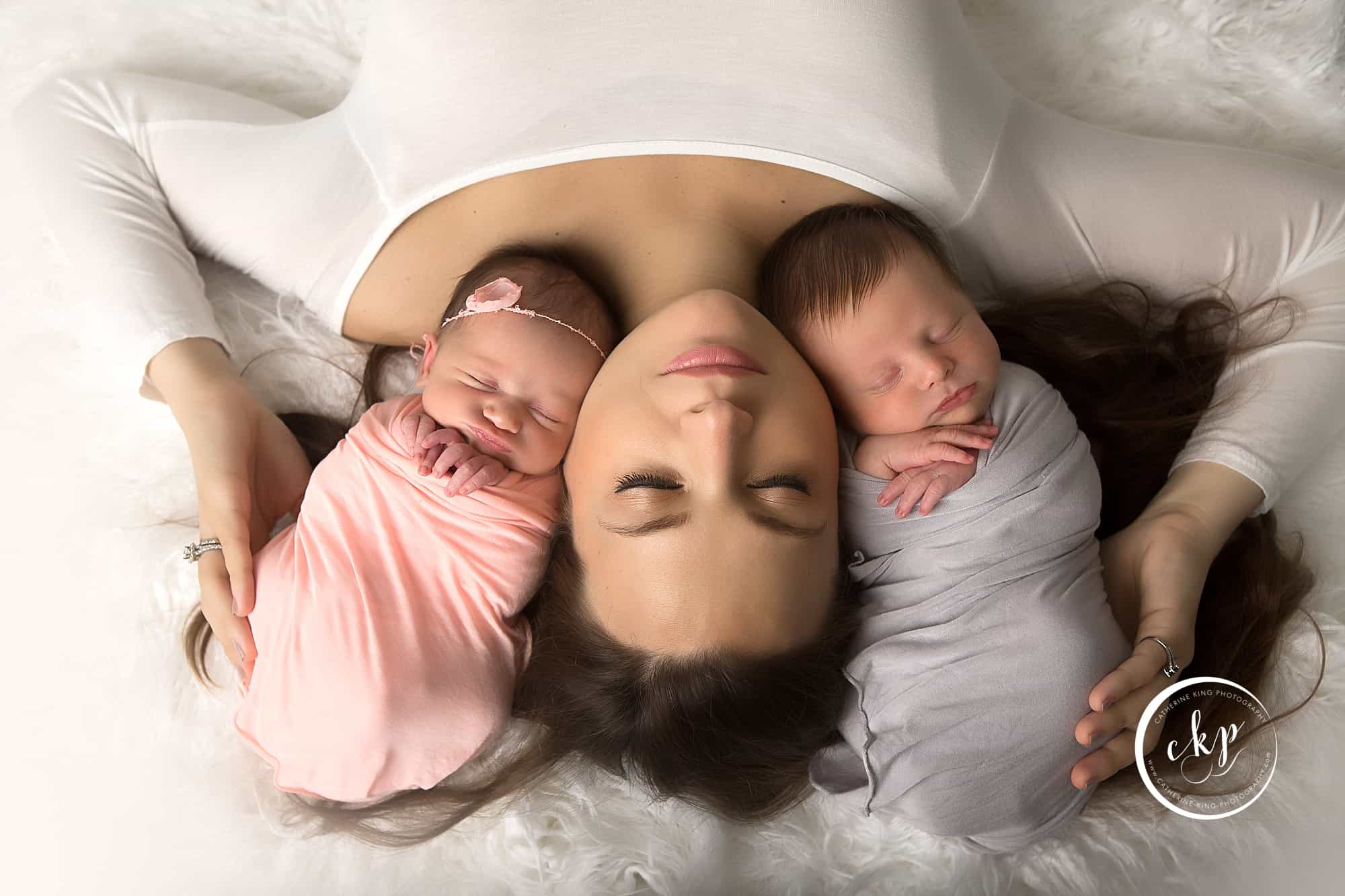 CT newborn photographer newborn twins photography