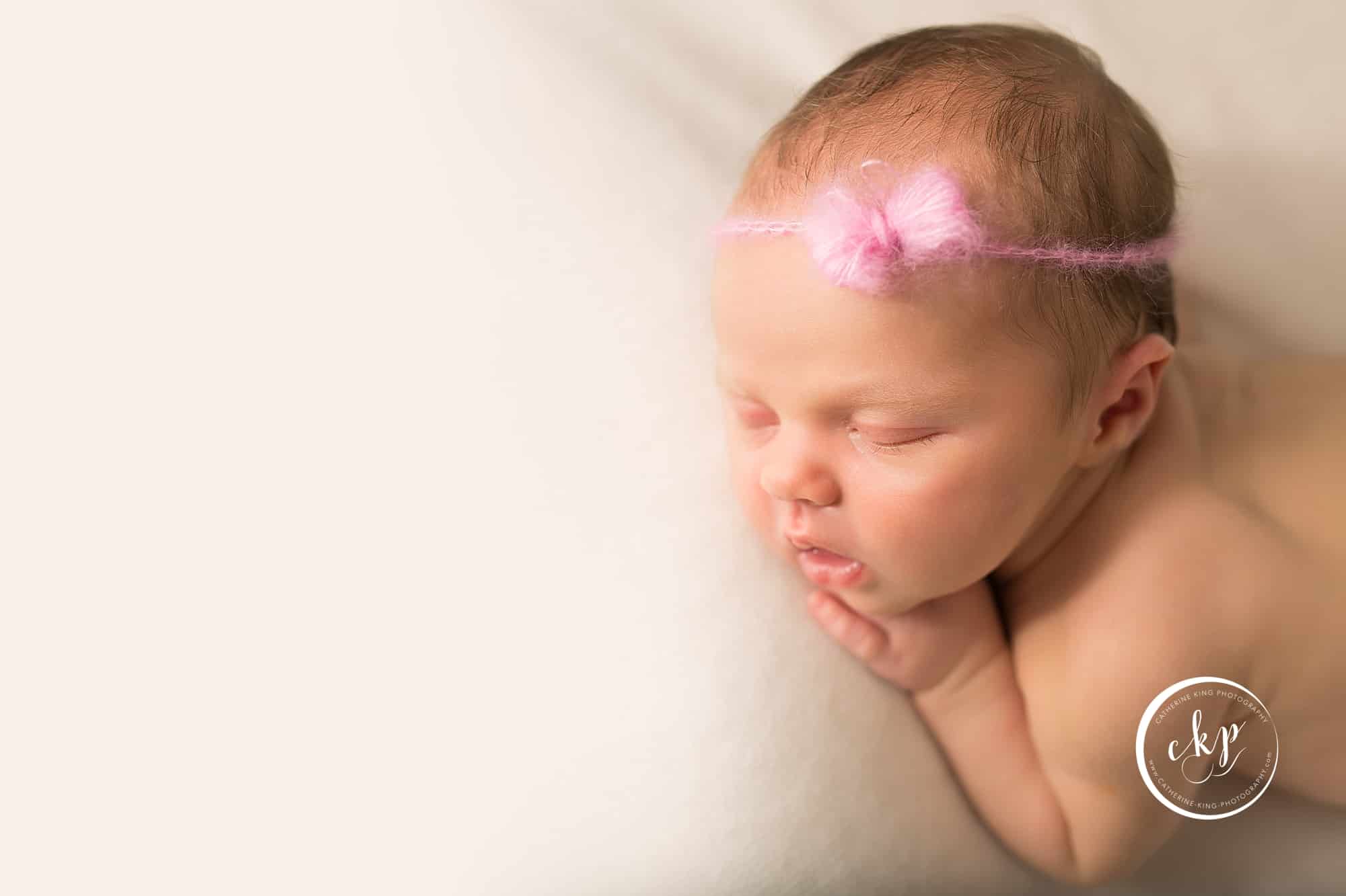 madison ct newborn photography with baby Vaida in CT newborn studio
