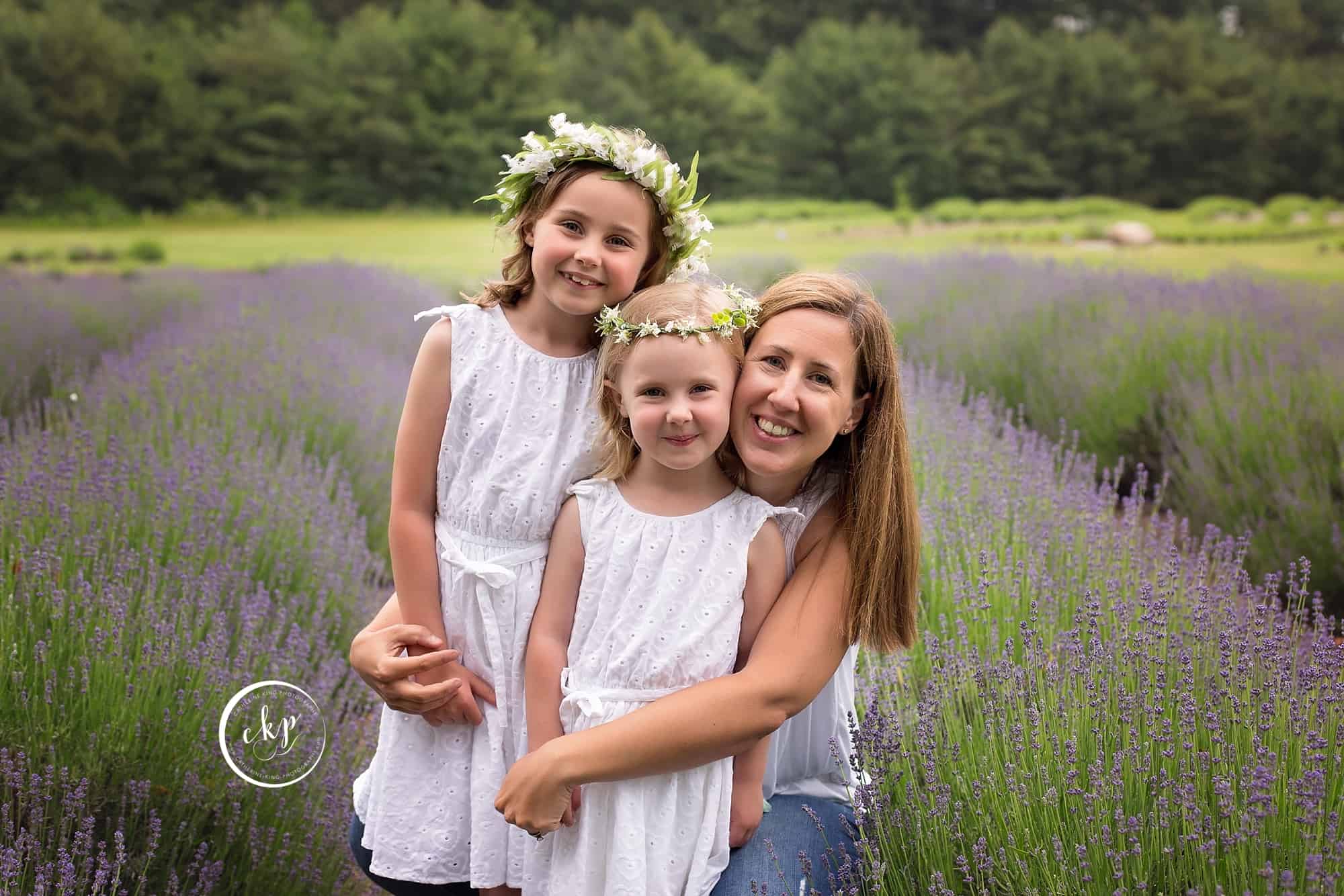 Lavender Family Photography in Kiliingworth CT with Catherine King Photography, a CT Family Photographer