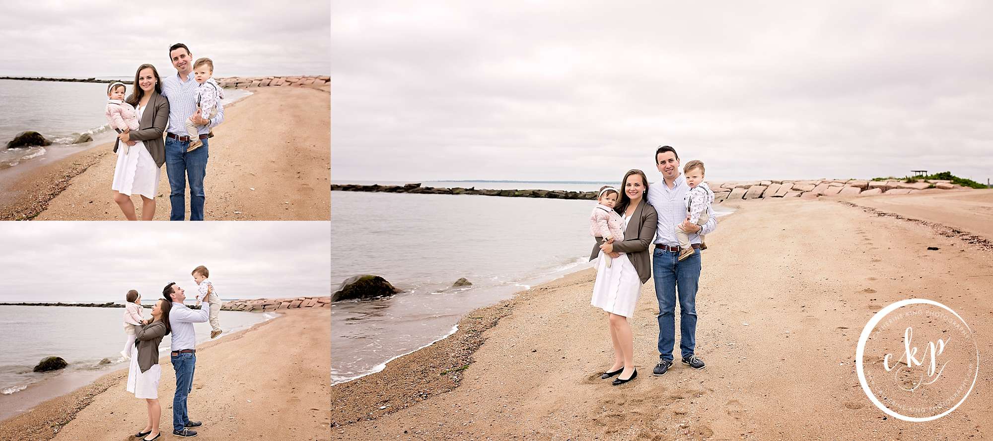 first birthday baby photography with twins on the beach in madison ct