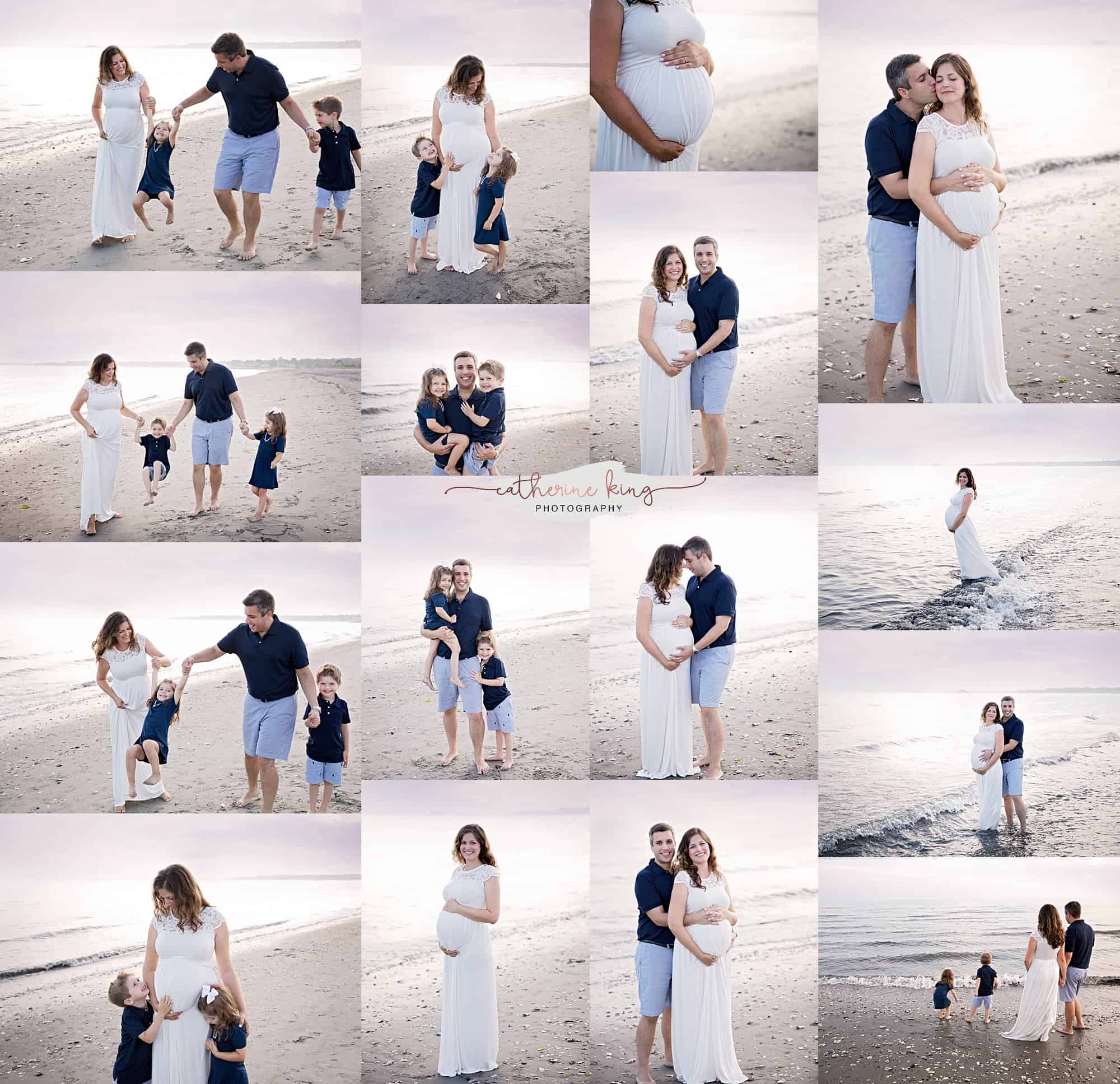 Expecting baby #3!  Beach maternity photography