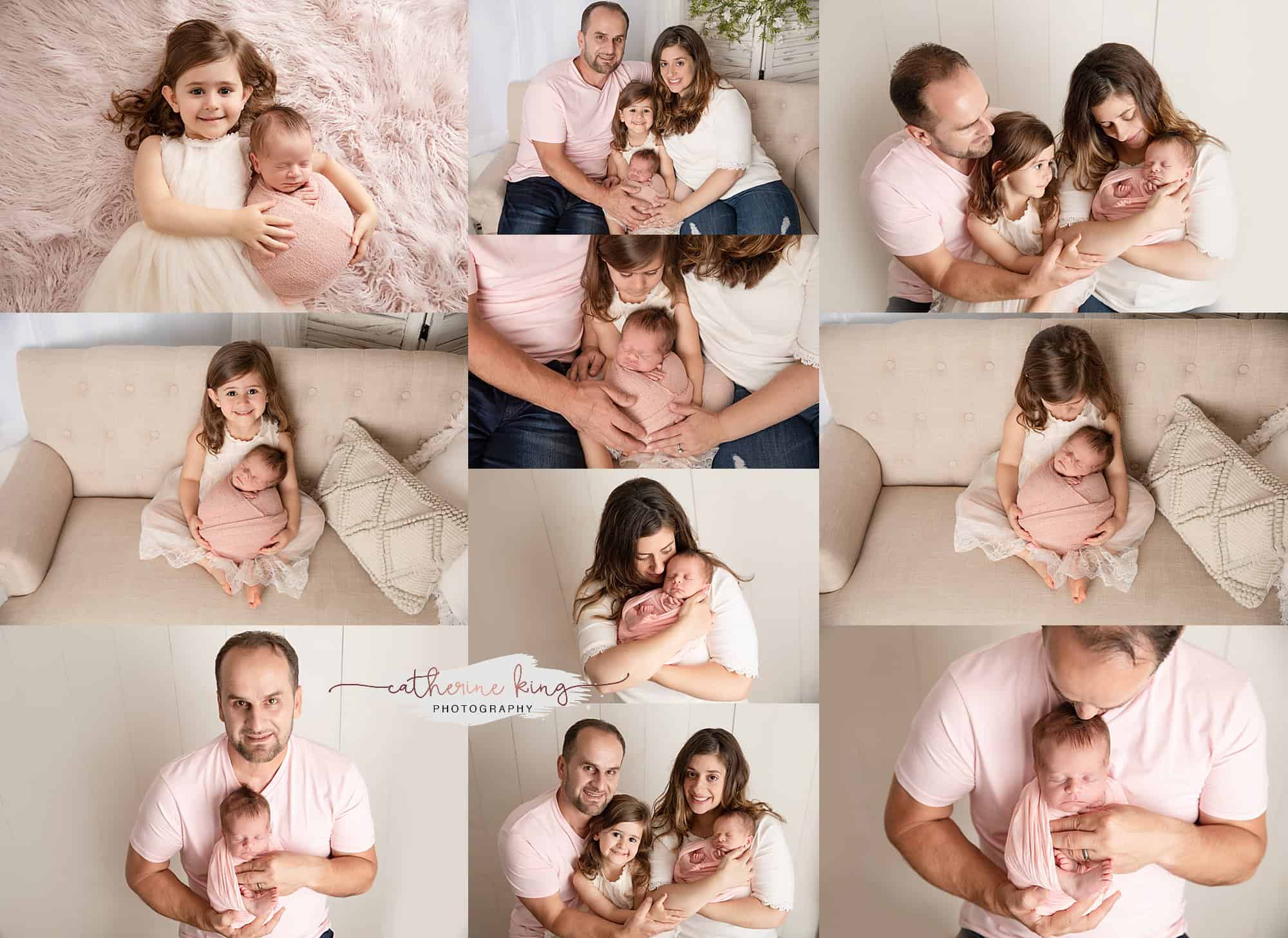 Ivoryton CT Newborn Photography session with Family photos