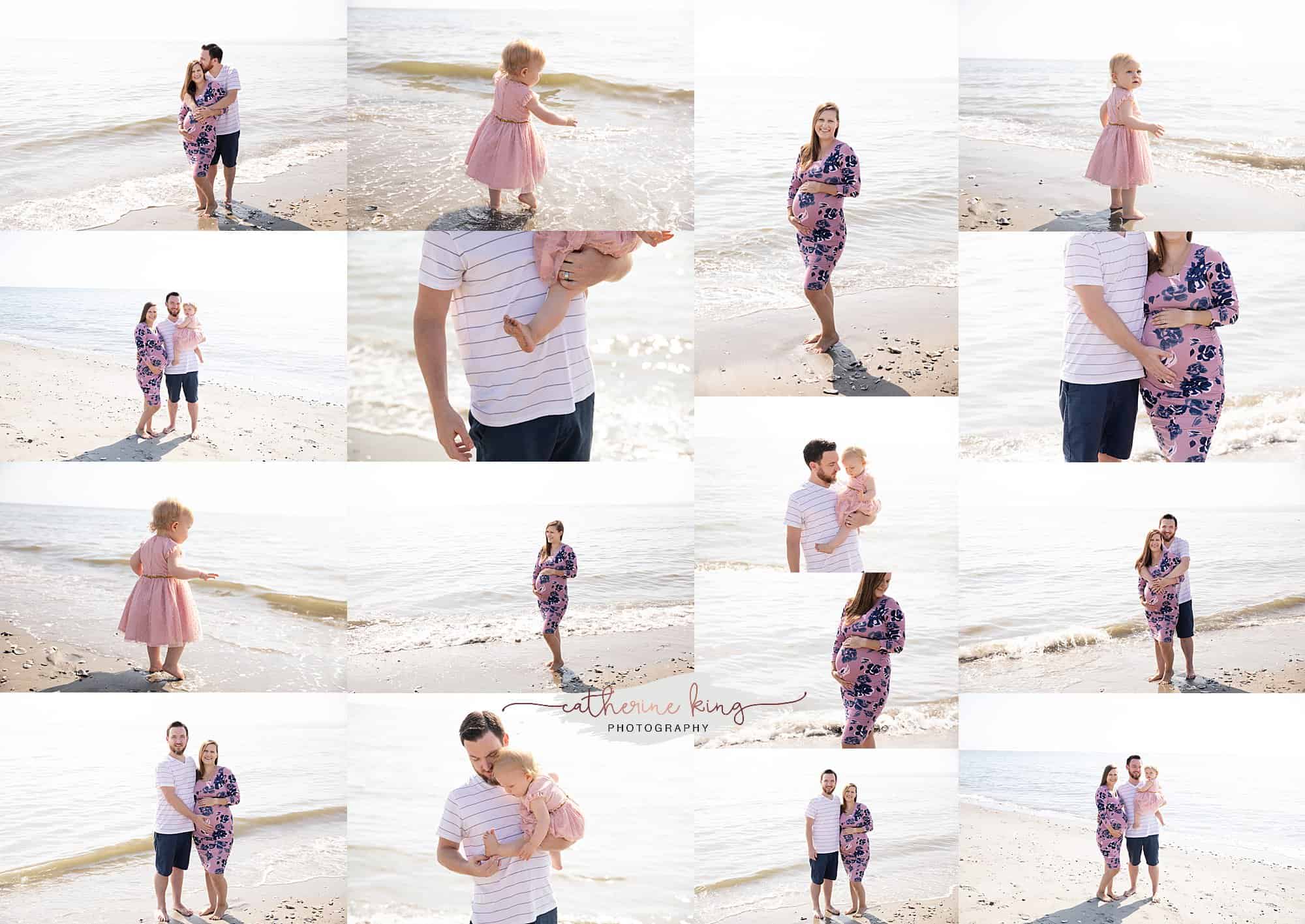 expecting baby boy this winter maternity beach photoshoot in madison ct