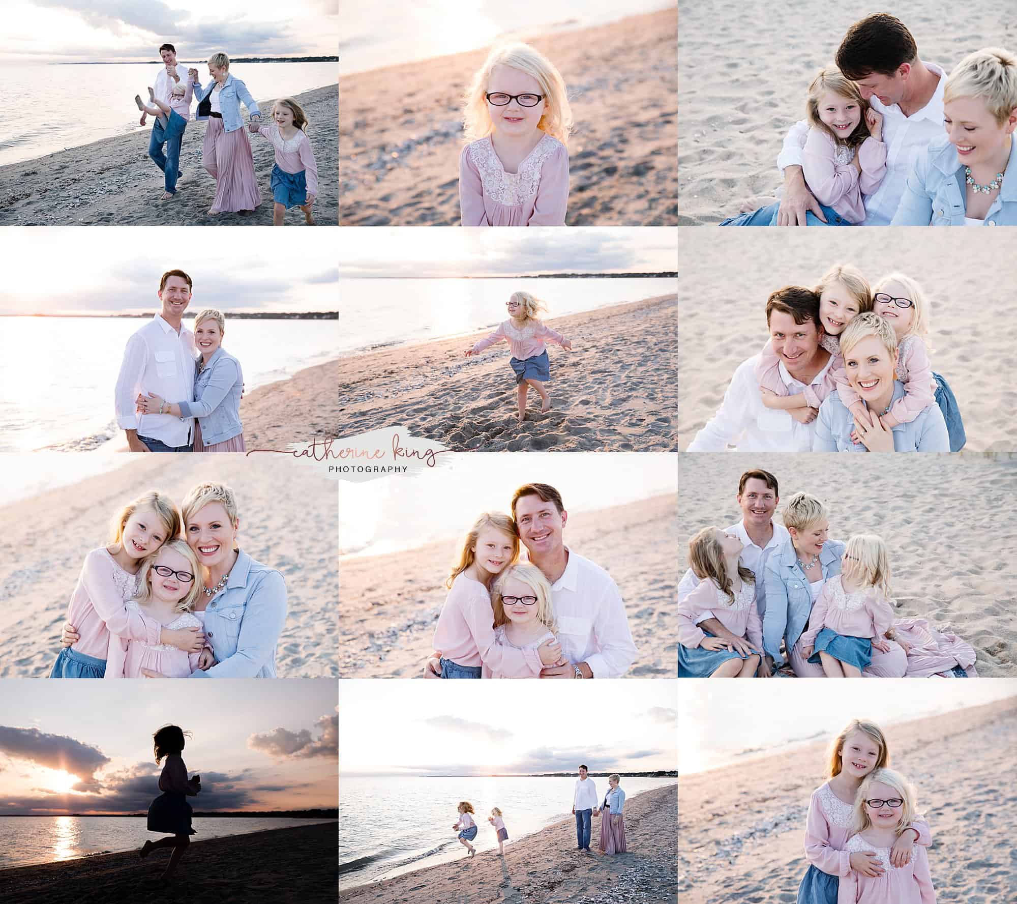 beach family photography in madison ct