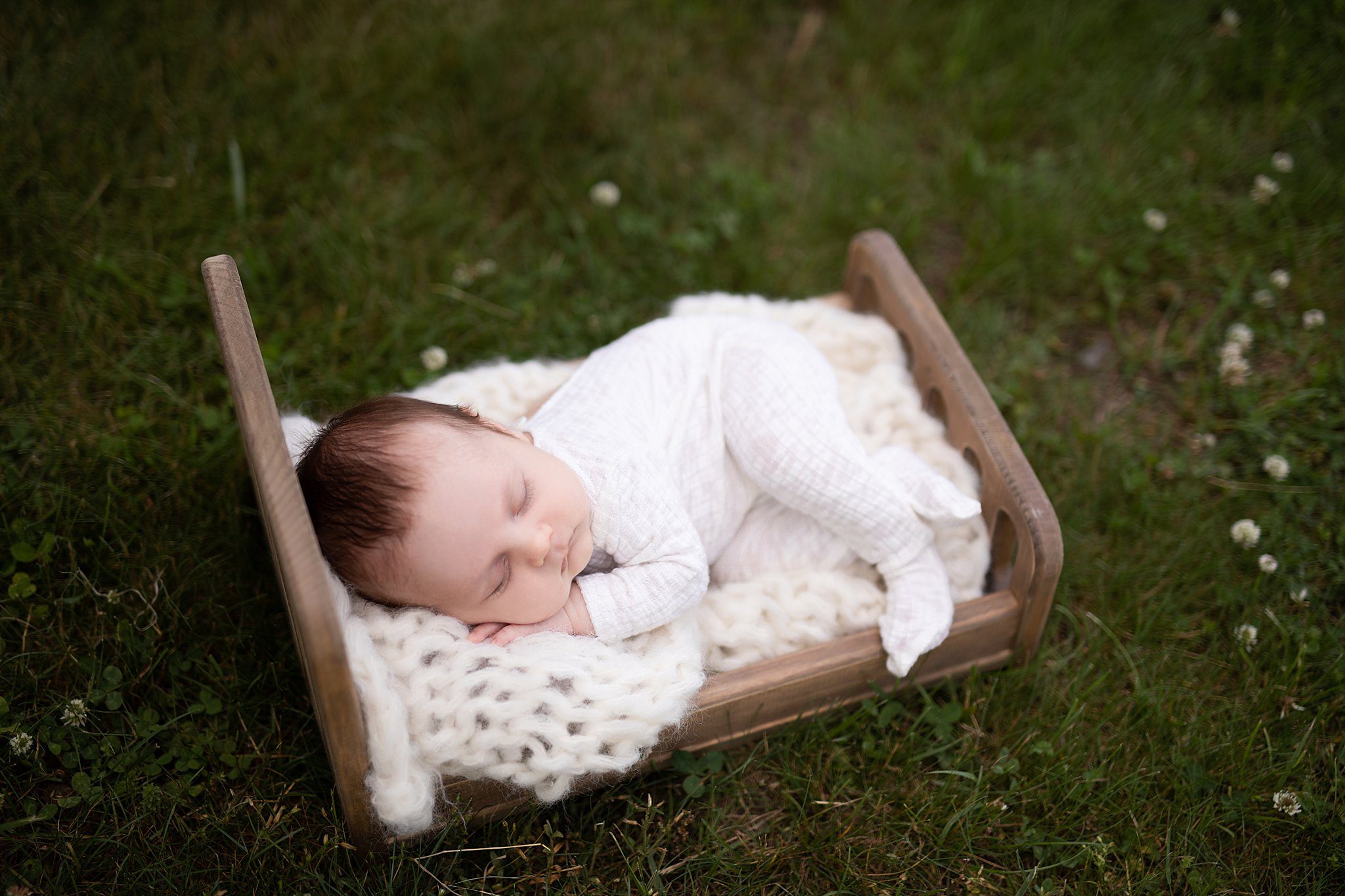 Micah, outdoor newborn photoshoot