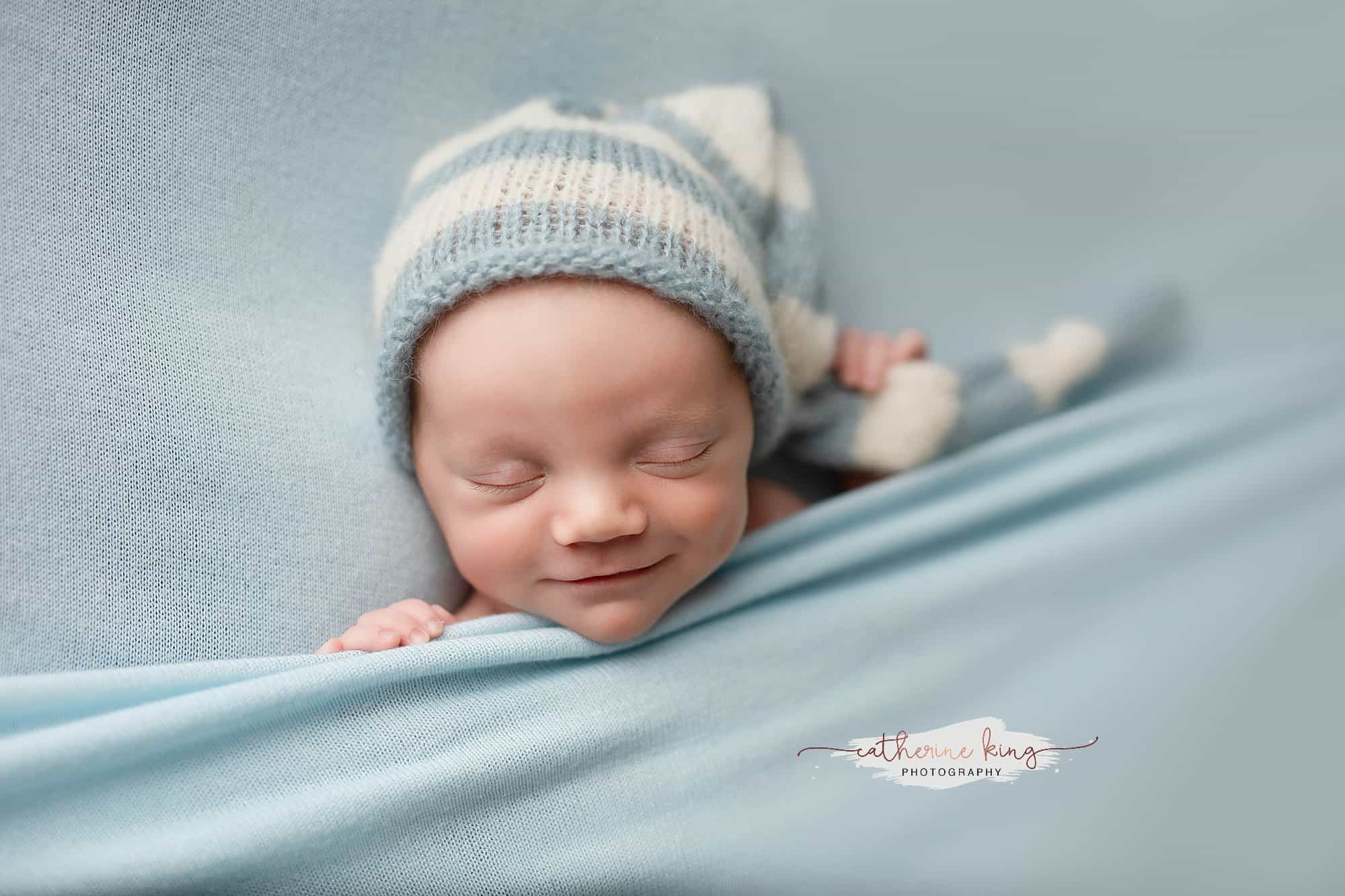 Holden's debut by a Madison CT Newborn Photographer