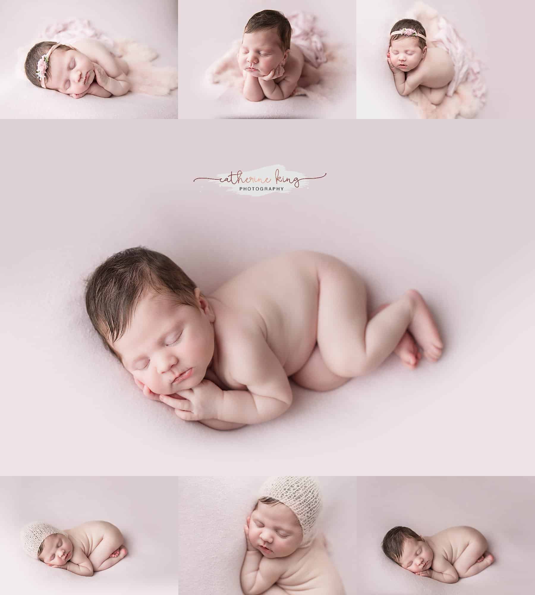 Indoor/outdoor newborn photography session with miss Emma