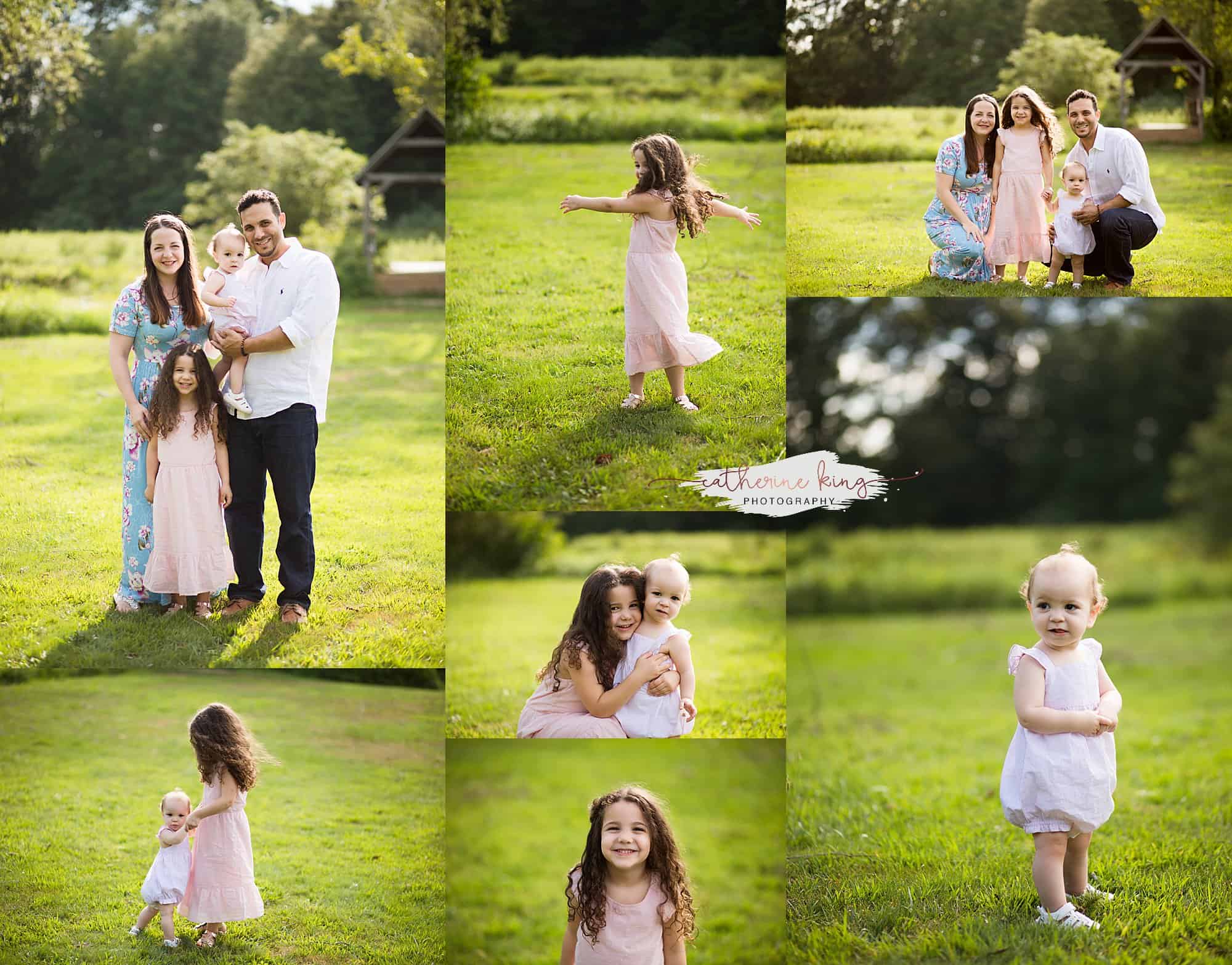 Family portraits and smashcake photography to celebrate a 1st birthday with miss Camila