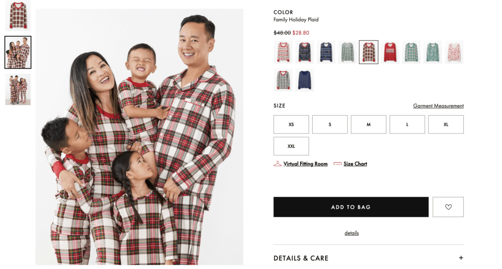 holiday pajamas for your Christmas card photos from hanna anderson