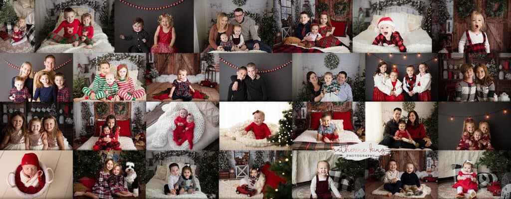 Holiday and Christmas themed photography in Madison CT Photography studio