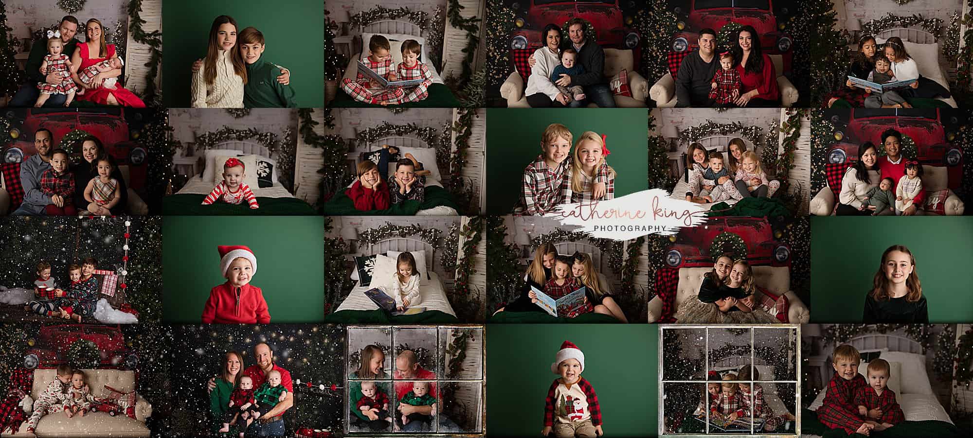 2021 Christmas Photoshoots in Madison CT photography studio