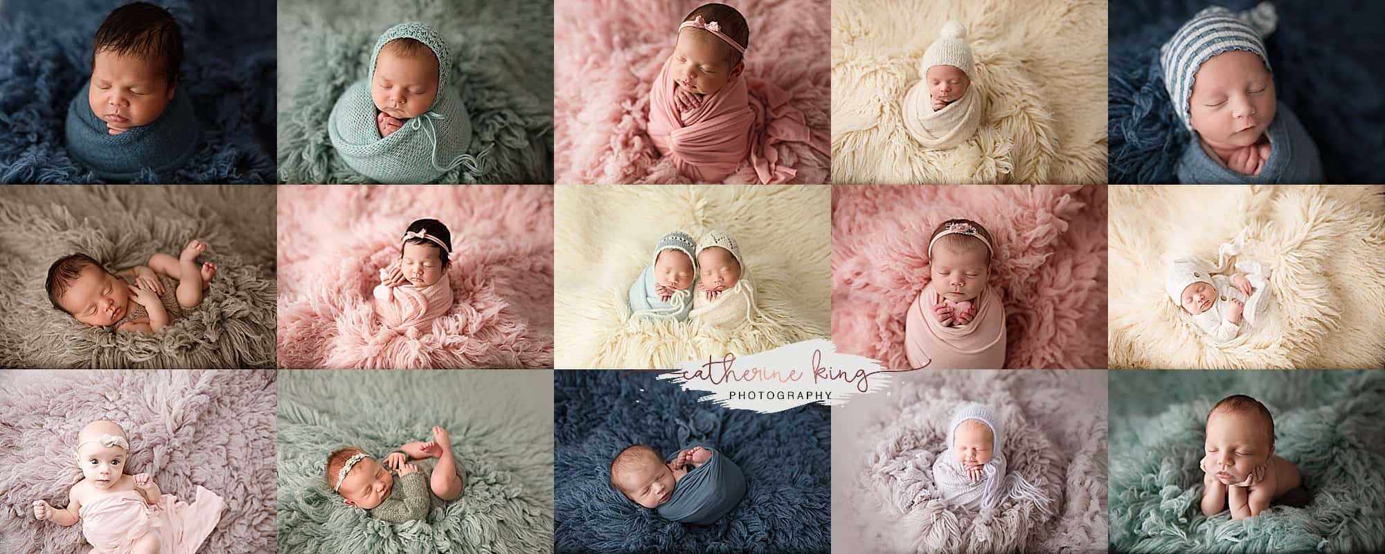 What is included in a Signature Newborn Photography session, props and posing