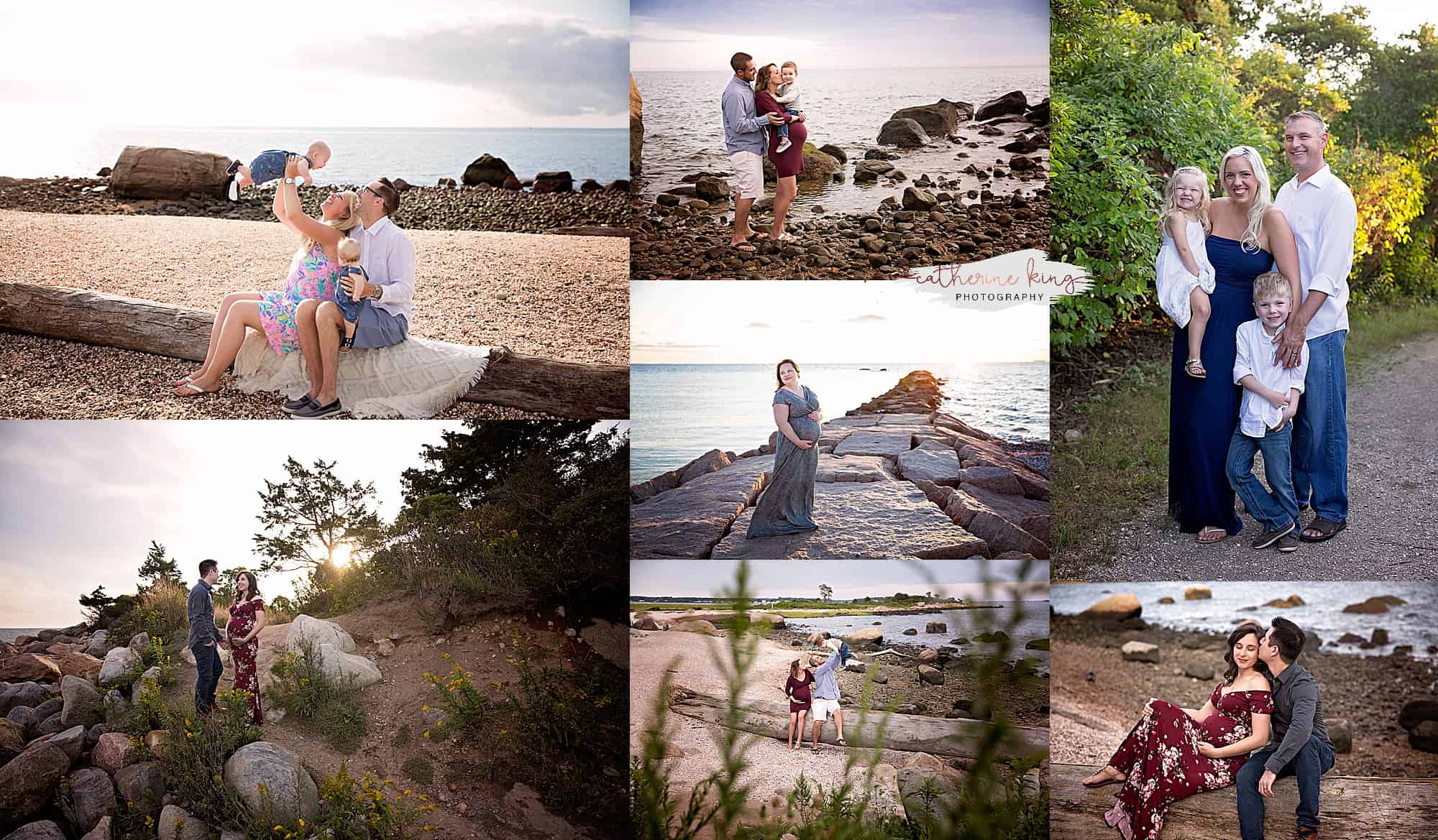 Madison CT beach location offering a wide variety of backdrops for your family photos