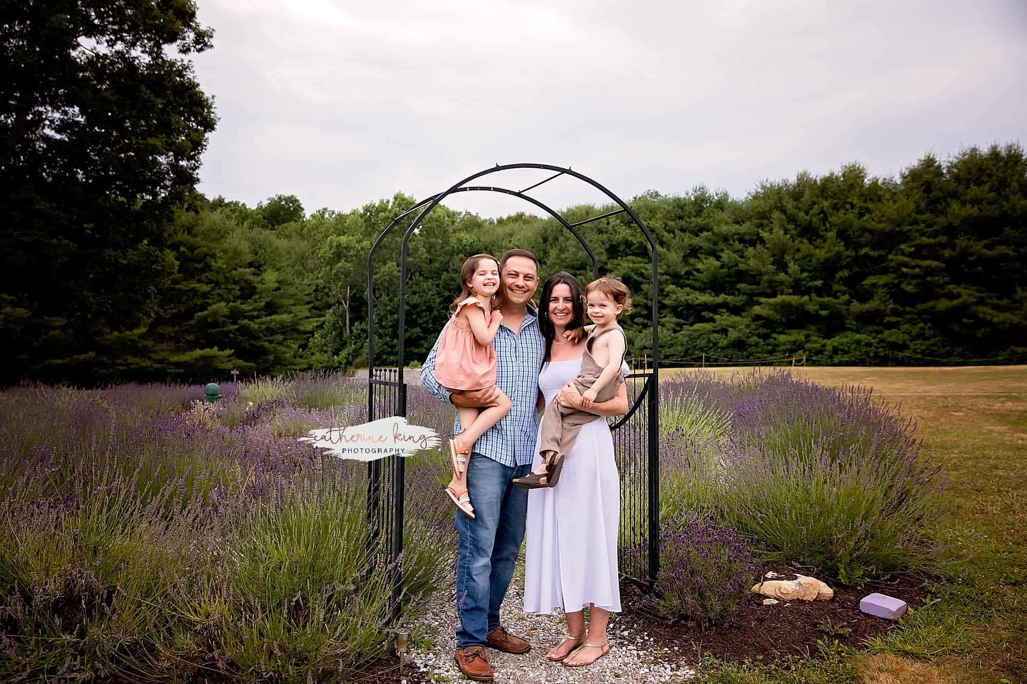 First CT Lavender Farm family photography session 2022