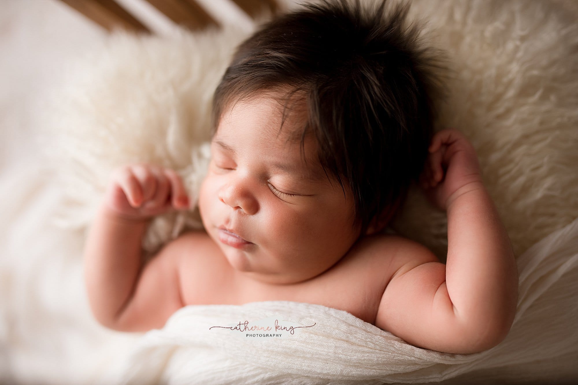 This little boy had THE best hair | CT Newborn Photographer