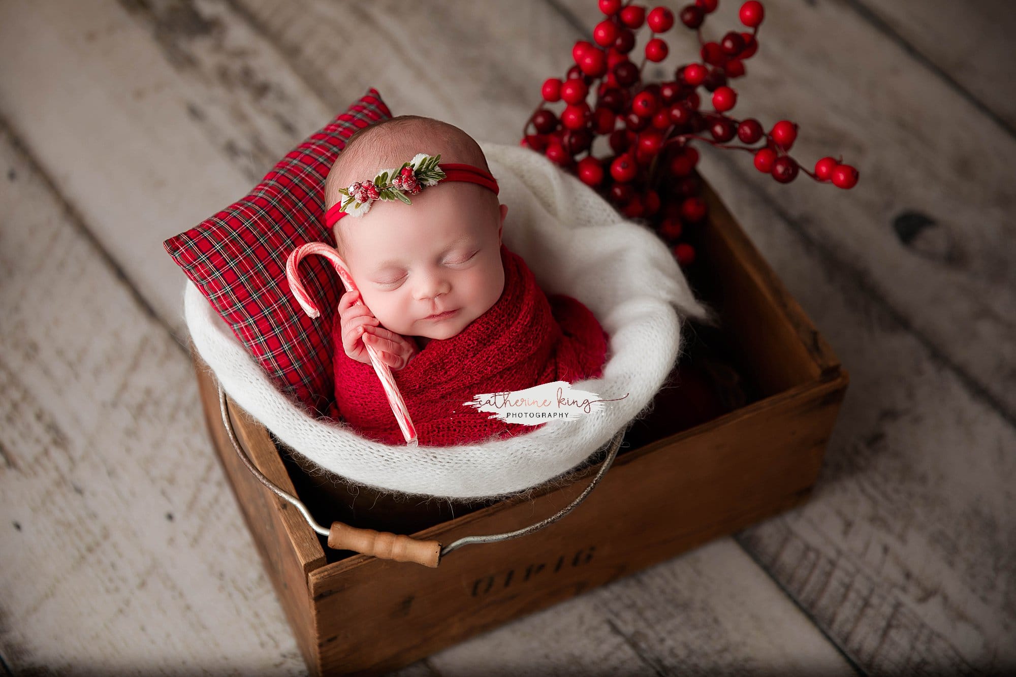 holiday themed newborn photography