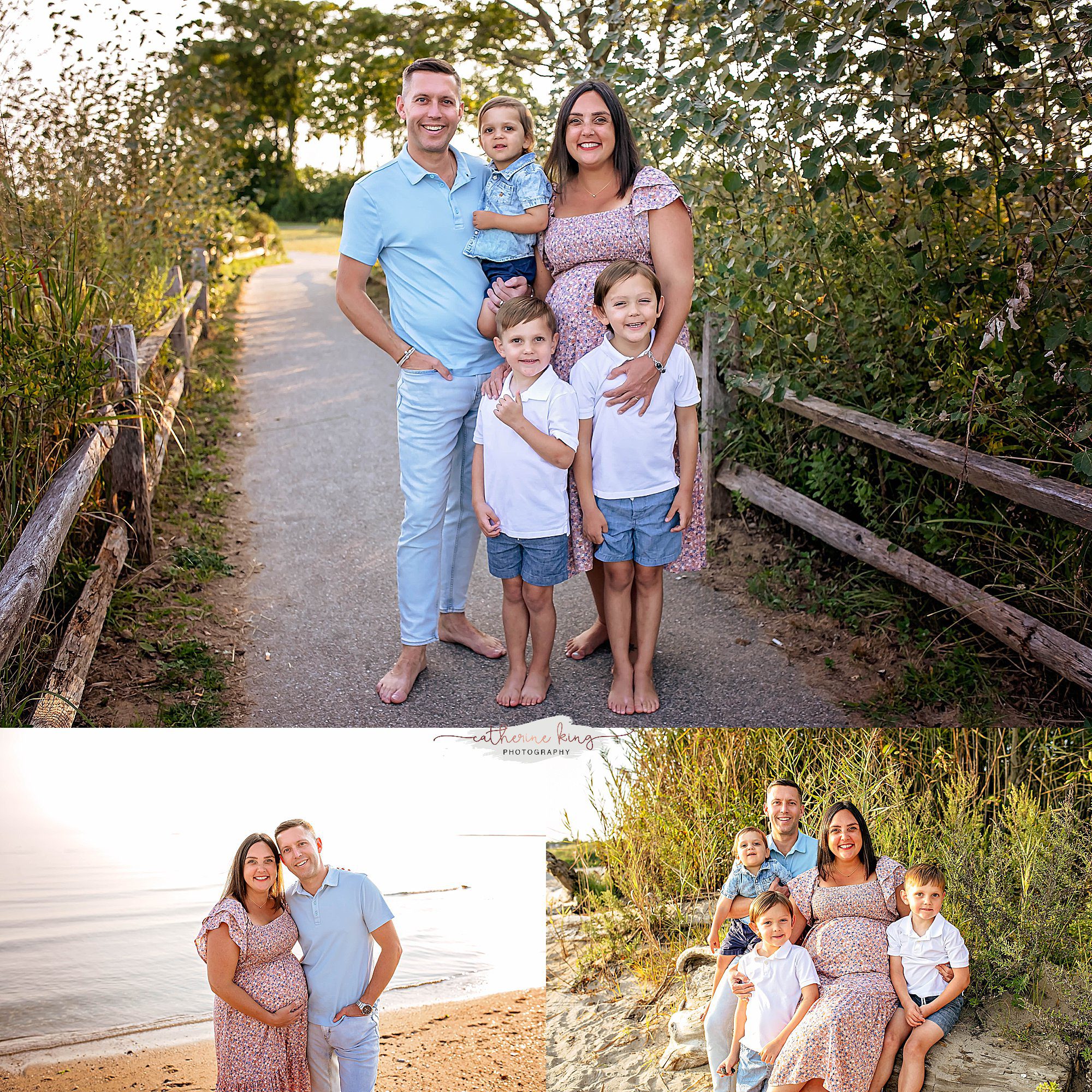 Family photographer on the CT shoreline | 2024 Beach Family Photography