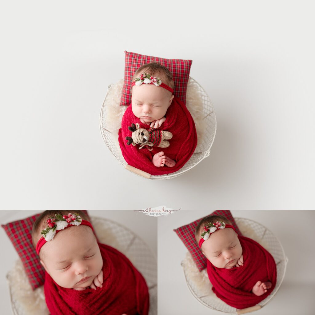 ct newborn photographer - incorporating holiday themes into newborn photos