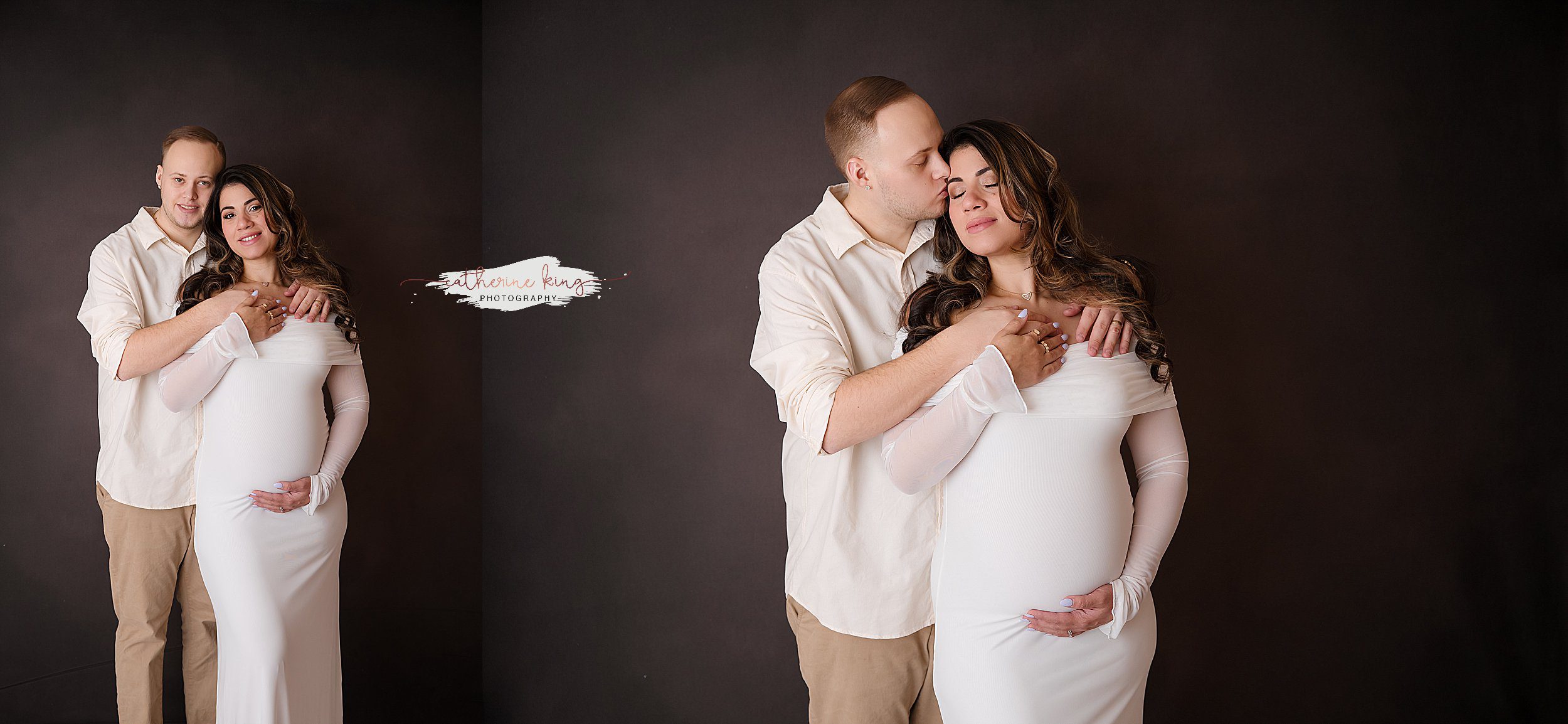Maternity session inside our Madison CT studio