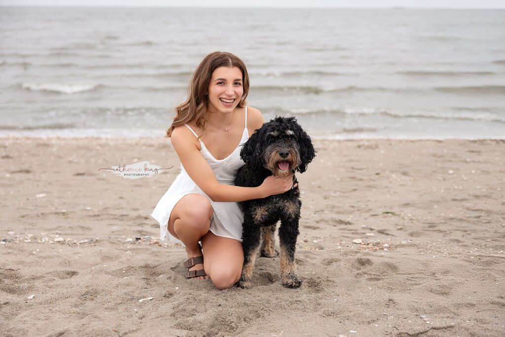 connecticut senior portraits photographer shoreline locations