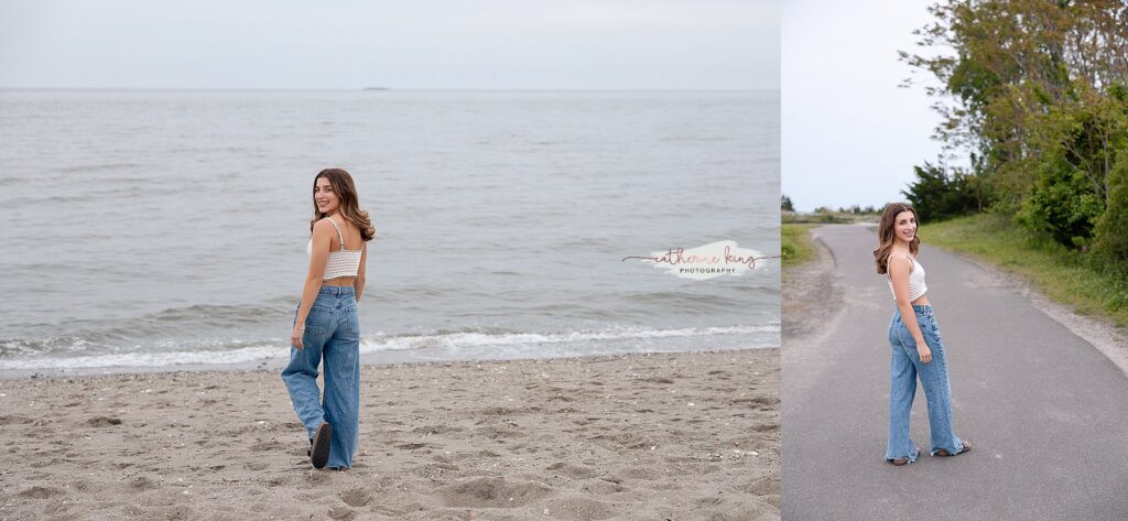 ct shoreline senior portrait session