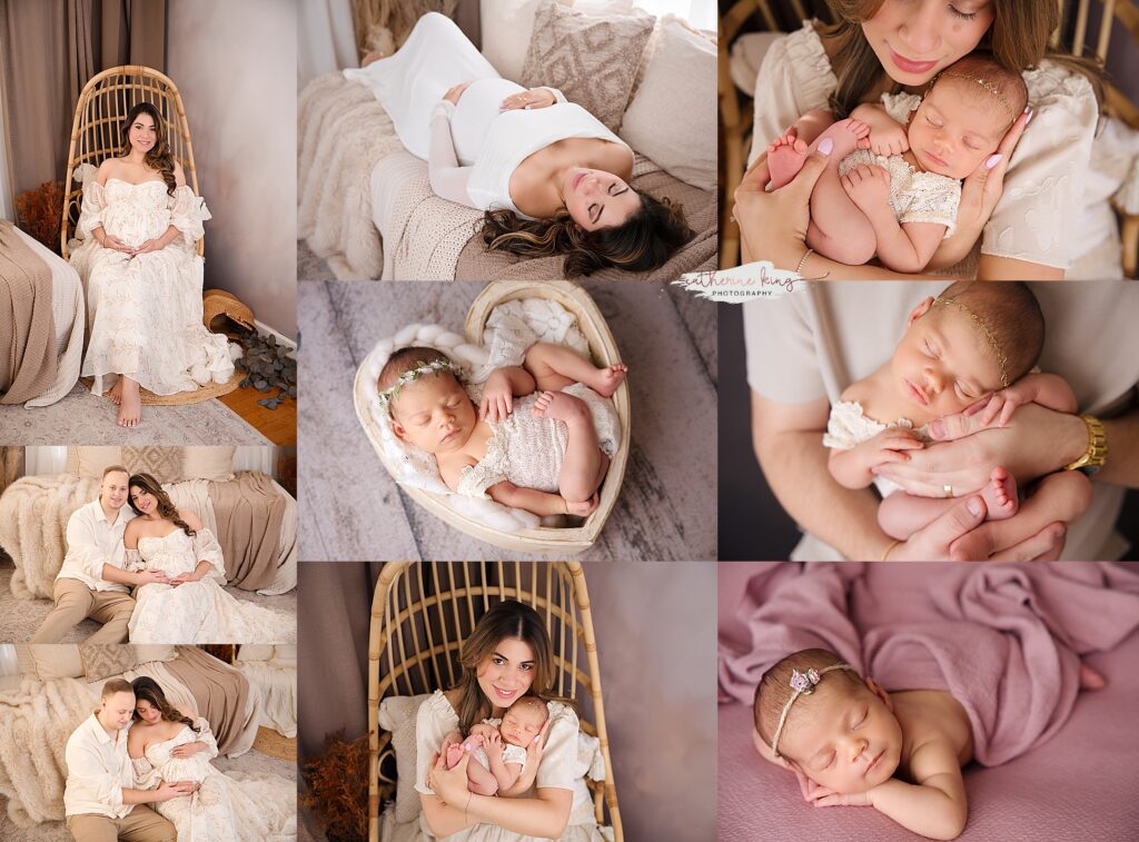 CT maternity and newborn photography — by your newborn session we already know each other, and that comfort shows in every image.
