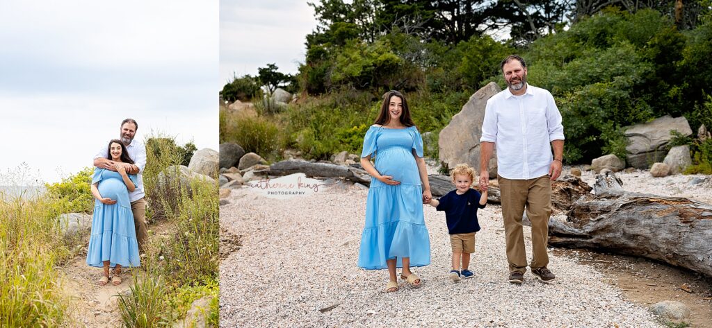 connecticut shoreline maternity session